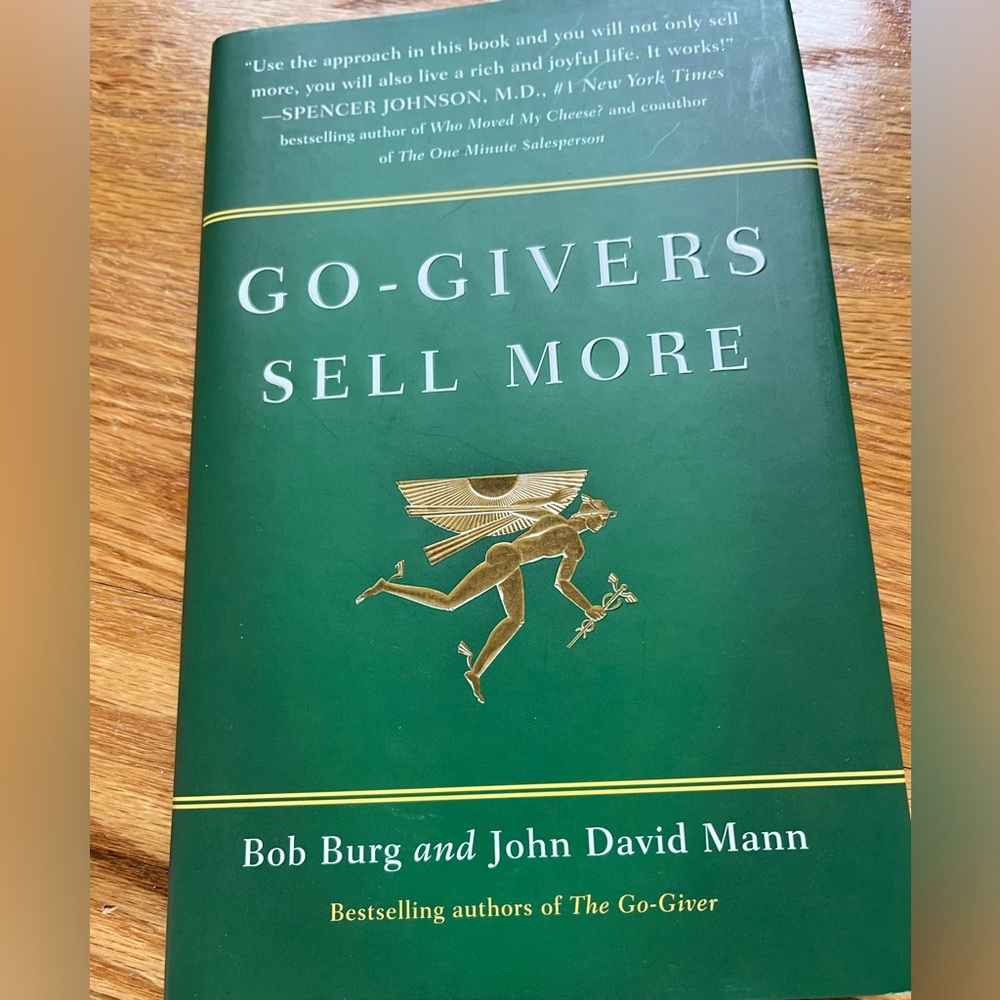 Go-Givers Sell More Book